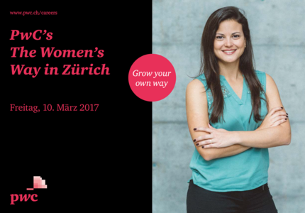 Event PricewaterhouseCoopers PwC's The Women's Way in Zürich body