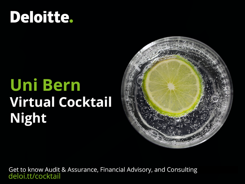 Event Deloitte Uni Bern Virtual Cocktail Night header