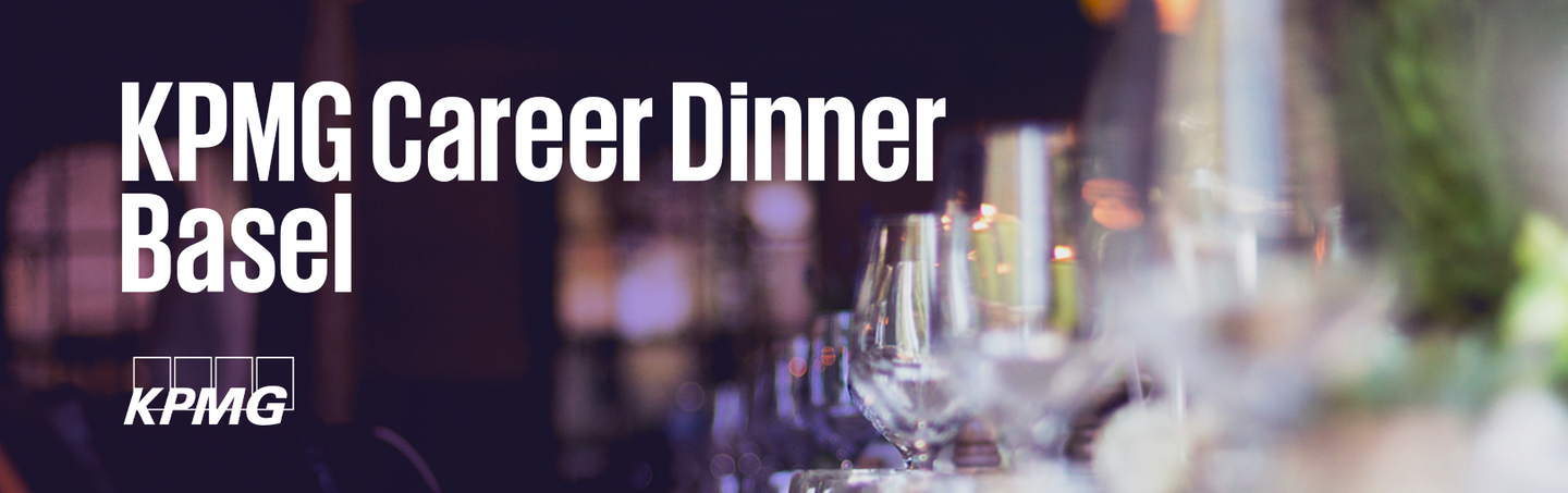 Event KPMG KPMG Career Dinner Bern 2022 header