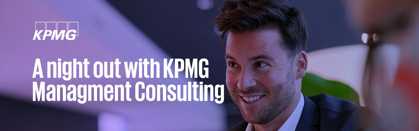 Event KPMG A night out with KPMG Management Consulting header