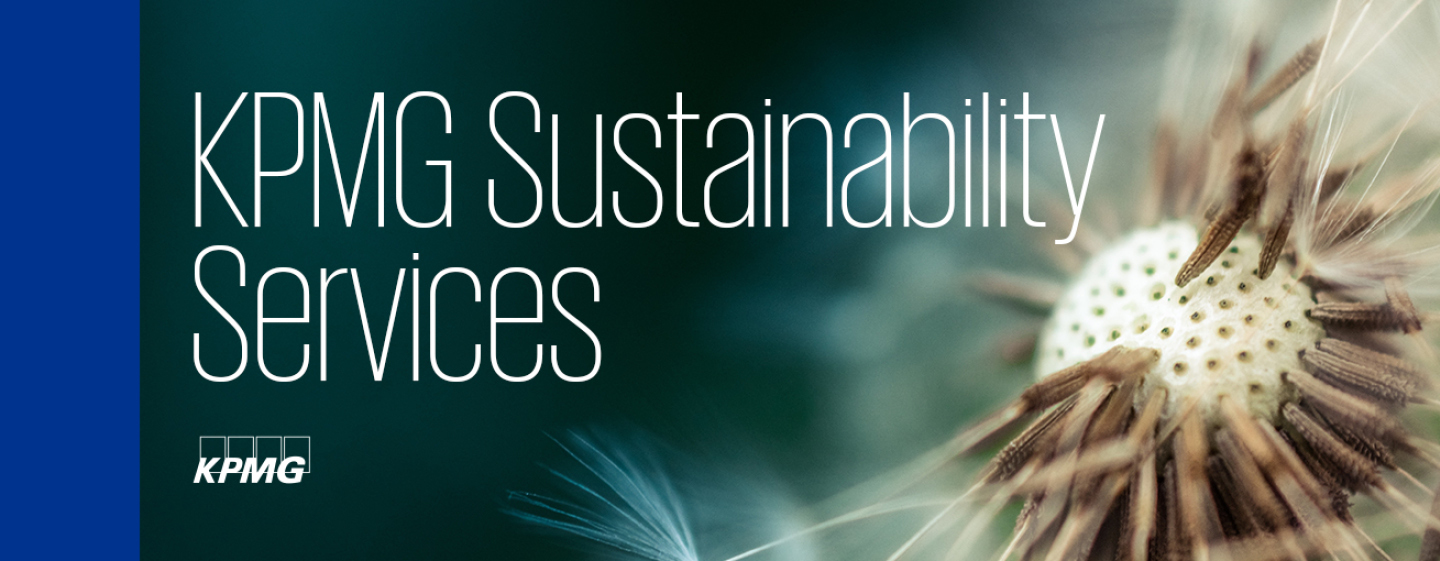 Event KPMG KPMG Sustainability Services header