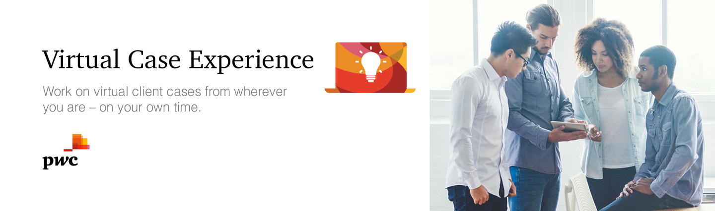 Event PwC Virtual Case Experience header